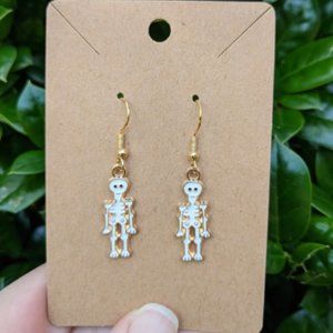Miniature Skeleton Earrings